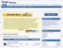 Tablet Screenshot of drugs-forum.com